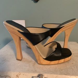 Wooden / leather Sandals - Michael Antonio.  Excellent Condition